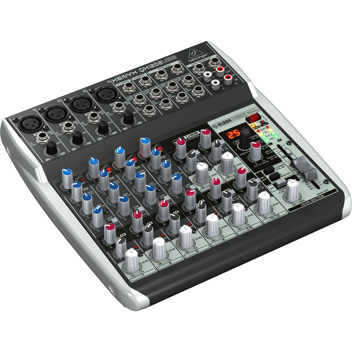 Behringer QX1202USB XENYX 12Input 2/2Bus Mixer w/FX & USB